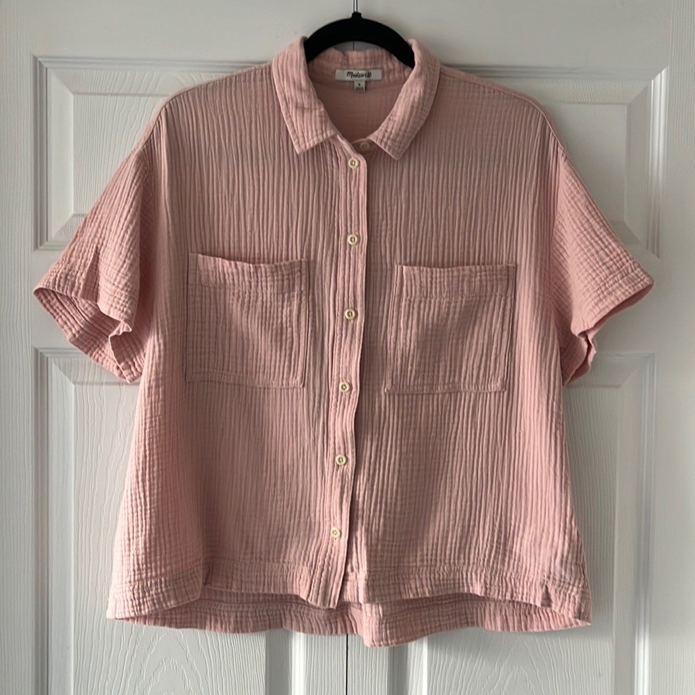 Madewell Casual Pink Blouse